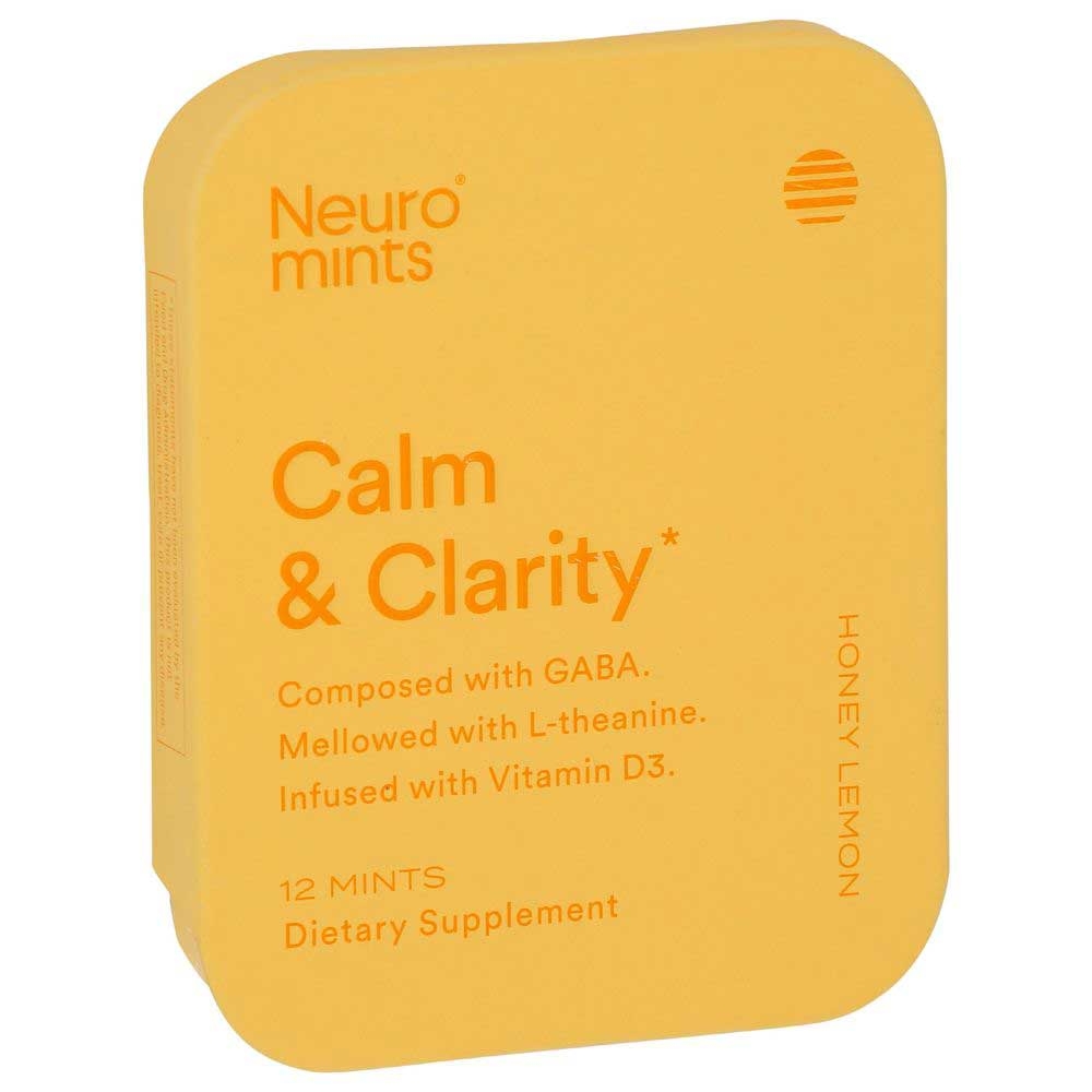 Neuro Mints Calm and Clarity Honey Lemon Mints, 12 count -- 12 packs per case