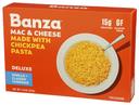 Banza Deluxe Cheddar and Chickpea Shells Mac and Cheese Pasta, 11 Ounce -- 6 per case