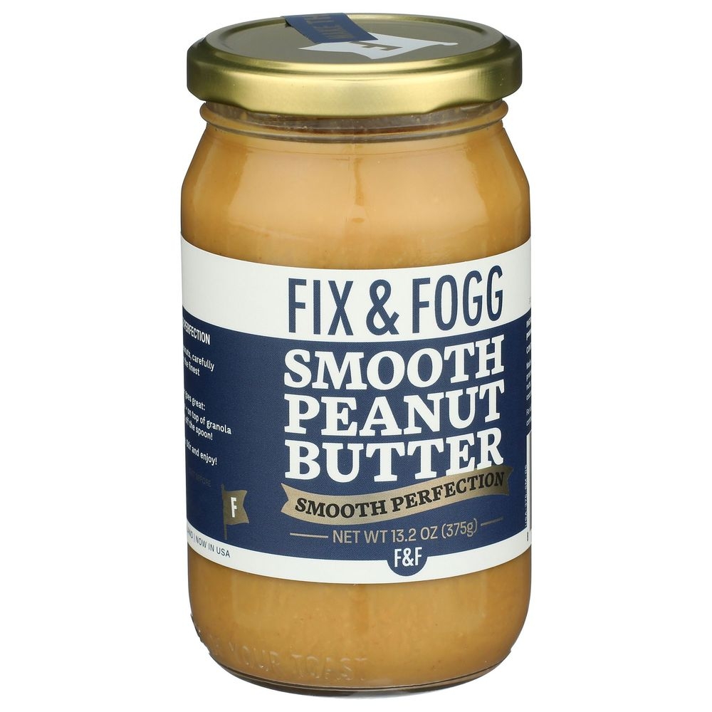 Fix and Fogg Smooth Peanut Butter, 13.2 Ounce -- 6 per case