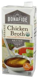 Bonafide Provisions Organic Chicken Broth, 32 Fluid Ounce -- 6 per case