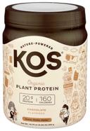 KOS Organic Chocolate Flavor Plant Protein Powder, 13.75 Ounce