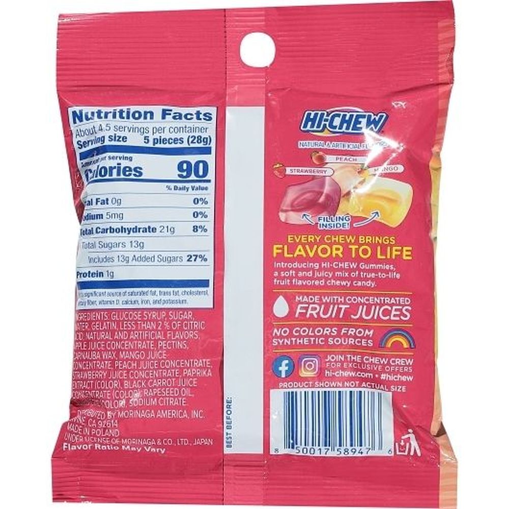 Hi-Chew Original Gummies Mix - Clip Strip, 4.23 Ounce -- 12 per case