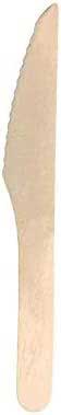 Responsible Products Natural Birch Wood Knife, 6.5 inch -- 2000 per case