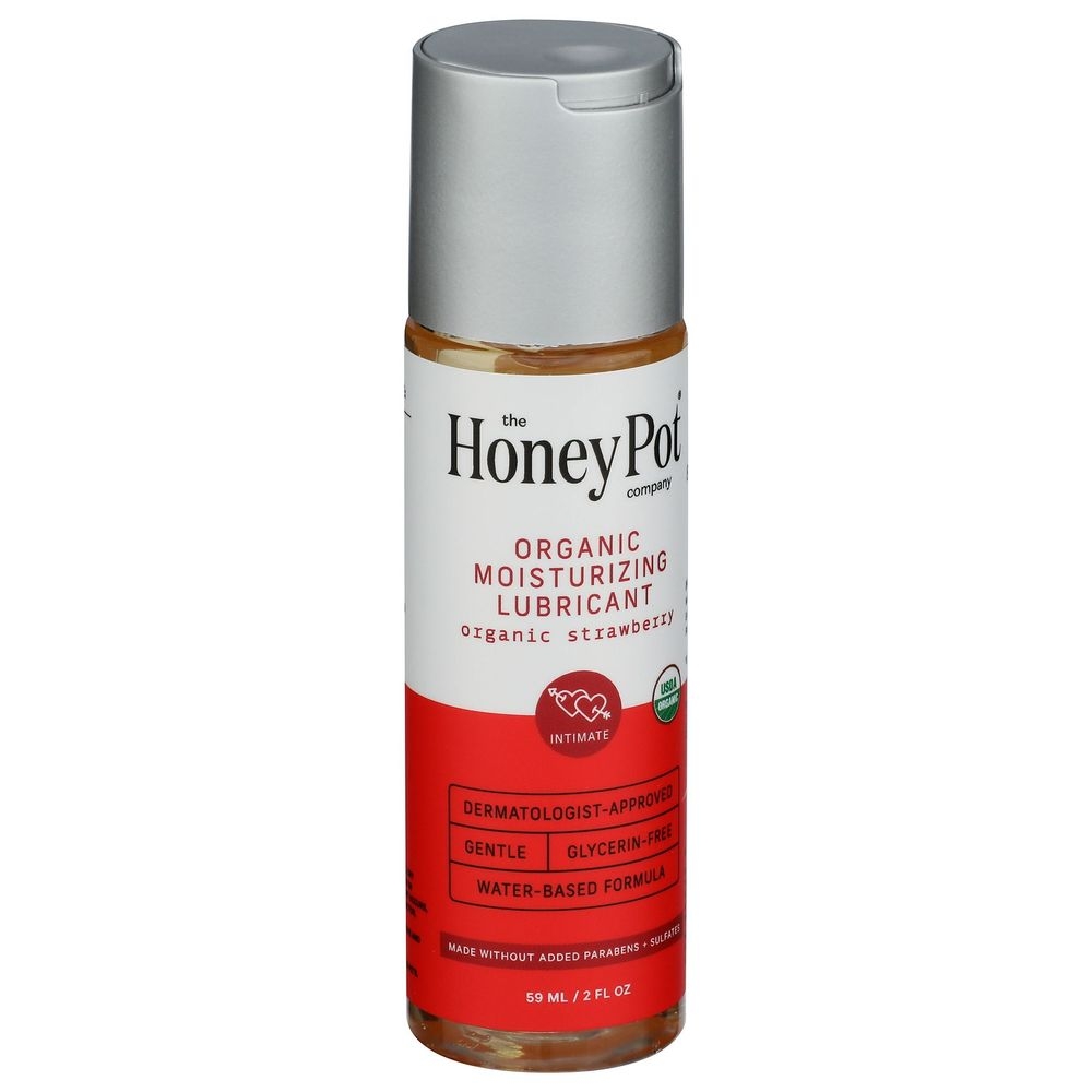 Honey Pot Organic Strawberry Personal Lubricant, 2 Fluid Ounce