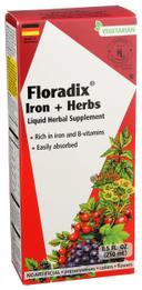 Floradix Iron and Herbs Liquid Herbal Supplement, 8.5 Fluid Ounce