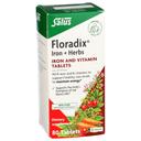 Salus Floradix Iron and Herbs Vitamin Tablets, 80 count