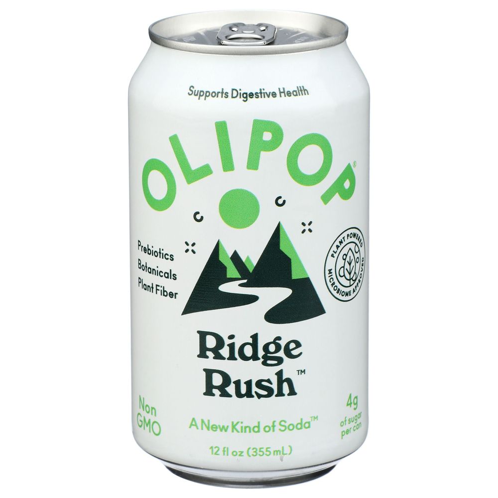 Olipop Ridge Rush Prebiotic Soda, 12 Fluid Ounce -- 12 per case