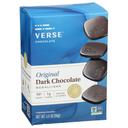 Verse 90 Percent Cacao Original Dark Chocolate Medallions, 3.17 Ounce -- 8 per case