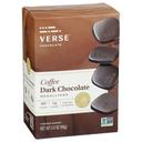 Verse 90 Percent Cacao Coffee Dark Chocolate Medallions, 3.17 Ounce -- 8 per case