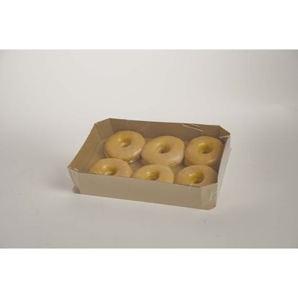 Talerico Bakery Glazed Yeast Ring Pink Iced Yeast Ring Boston Creme Bismarck and Apple Fritter - Assorted Box, 23 count
