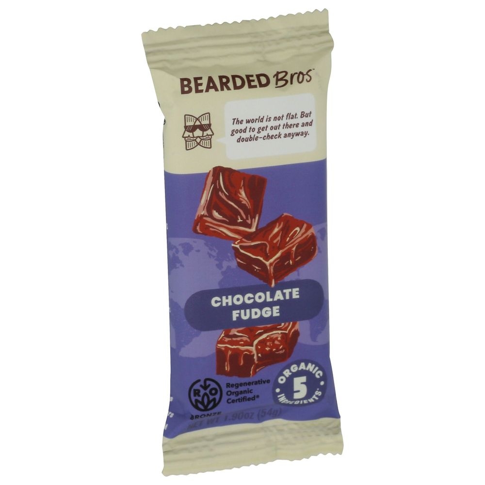 Bearded Bros Organic Chocolate Fudge Food Bar, 1.9 Ounce -- 10 per case