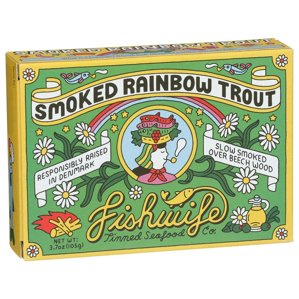 Fishwife Smoked Rainbow Trout, 3.7 Ounce -- 10 per case