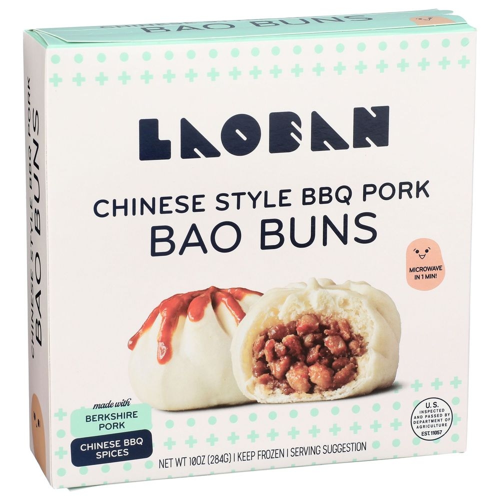 Laoban Bbq Pork Bao Buns, 10 Ounce -- 6 per case