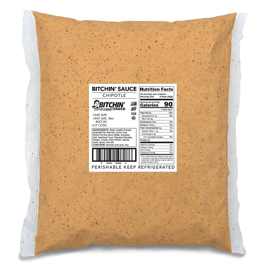 Bitchin' Sauce Chipotle Bulk Bag, 3 Pound -- 2 per case
