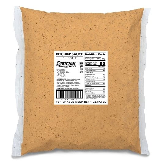 Bitchin' Sauce Chipotle Bulk Bag, 3 Pound -- 2 Per Case