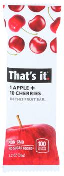 Thats It Apple and Cherry Fruit Bar, 1.2 Ounce -- 12 per case.