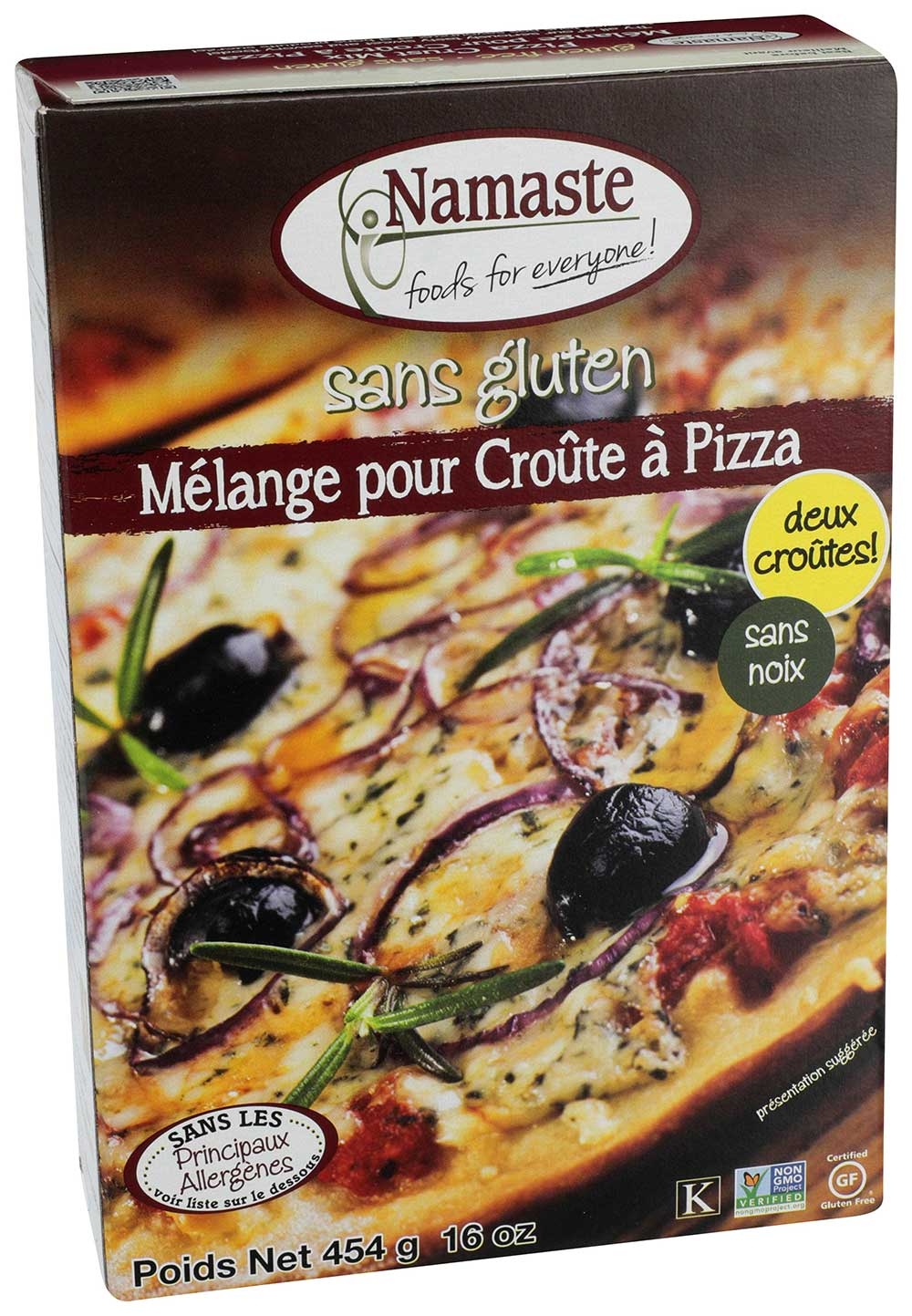 Namaste Foods Pizza Crust Mix, 16 Ounce -- 6 per case.