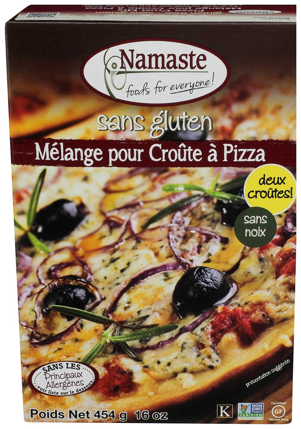 Namaste Foods Pizza Crust Mix, 16 Ounce -- 6 per case.