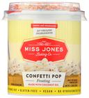 Miss Jones Baking Co Confetti Pop Frosting, 11.98 Ounce -- 6 per case