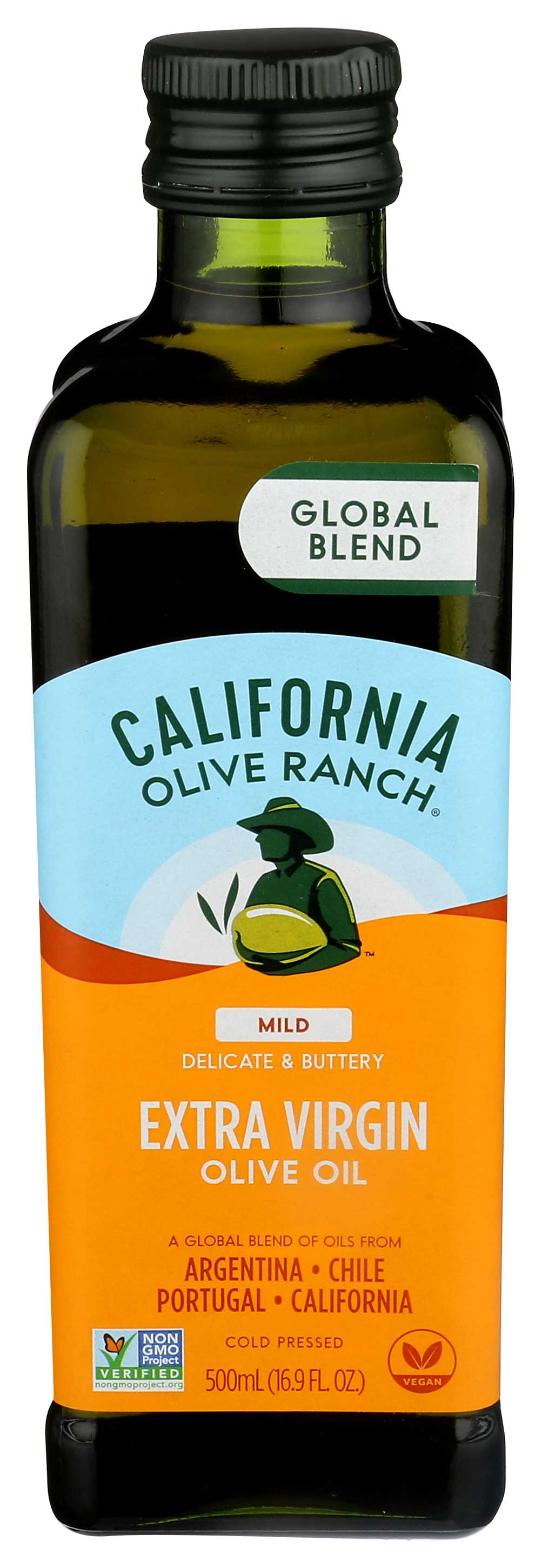California Olive Ranch Mild and Buttery Extra Virgin Olive Oil, 16.9 Fluid Ounce -- 6 per case