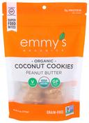 Emmys Organics Peanut Butter Coconut Cookies, 6 Ounce -- 8 per case