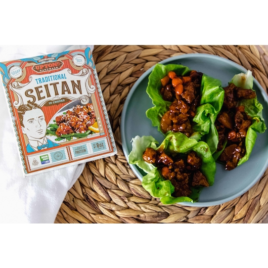 Uptons Naturals Traditional Seitan Chunks, 5 Pound -- 4 per case