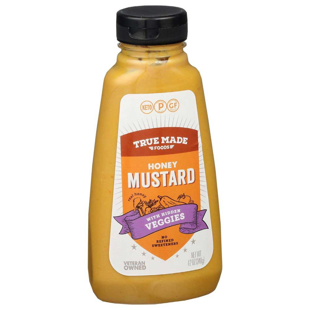 True Made Foods Honey Mustard with Hidden Veggies, 12 Ounce -- 6 per case