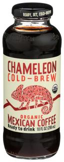 Chameleon Cold-Brew Organic Ready to Drink Mexican Coffee, 10 Fluid Ounce -- 12 per case