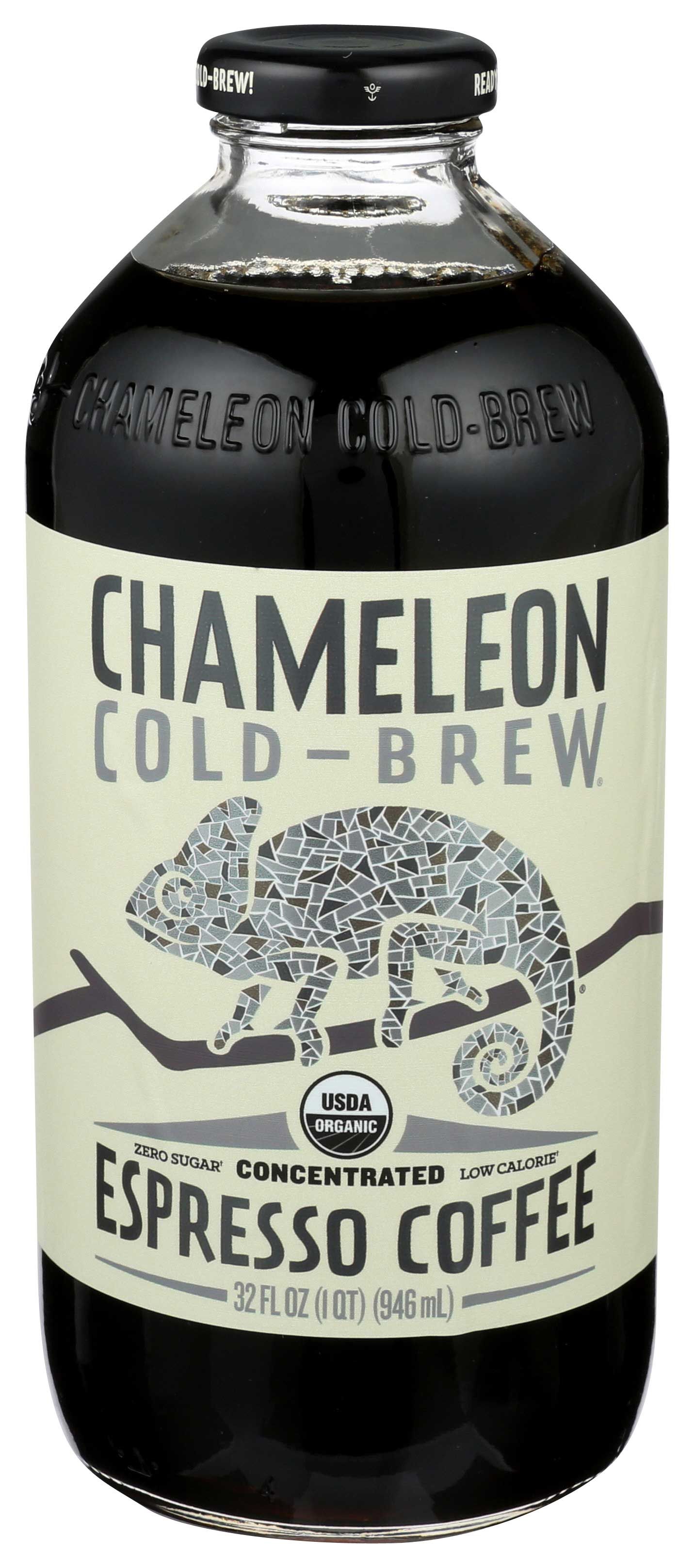 Chameleon Cold-brew Organic Espresso Coffee Concentrate, 32 Fluid Ounce -- 6 Per Case