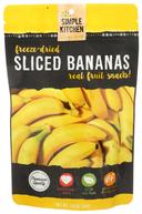 Simple Kitchen Freeze Dried Sliced Bananas, 1.6 Ounce -- 6 per case