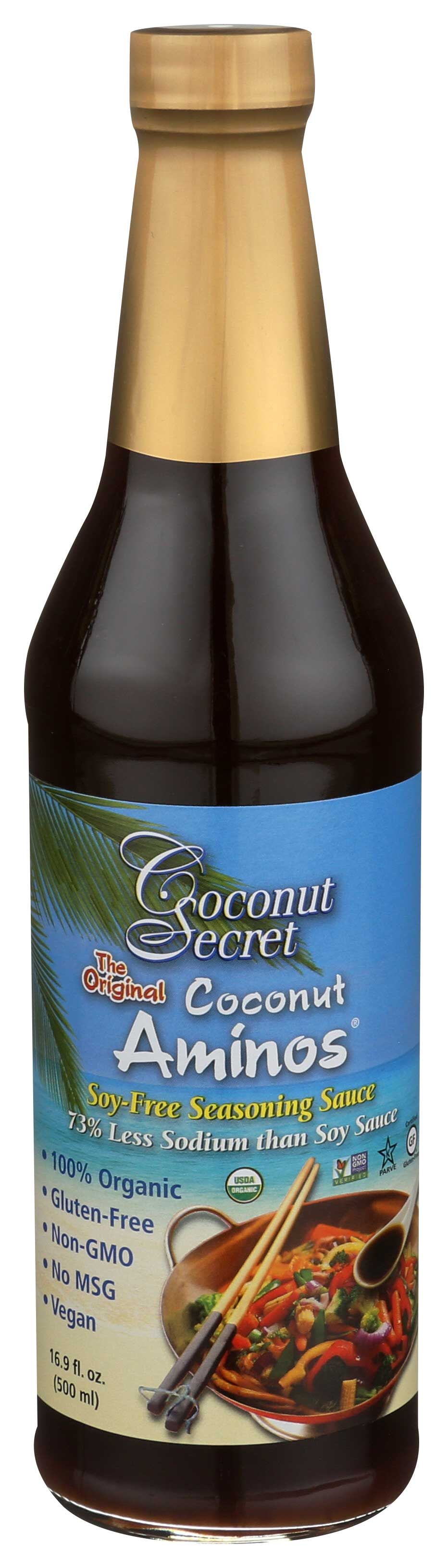 Coconut Secret Organic Coconut Aminos Seasoning Sauce, 16.9 Fluid Ounce -- 6 Per Case