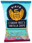 Siete Sea Salt Grainfree Tortilla Chips, 5 Ounce -- 12 per case.