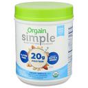 Orgain Simple Organic Plant Based Creamy Vanilla Protein Powder, 1.25 Pound