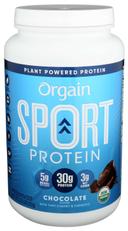 Orgain Organic Chocolate Sport Protein Powder, 2.01 Pound