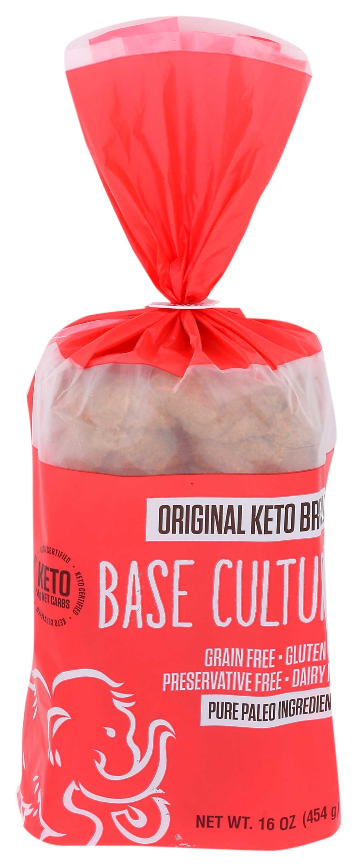 Base Culture Original Keto Bread, 16 Ounce -- 6 Per Case