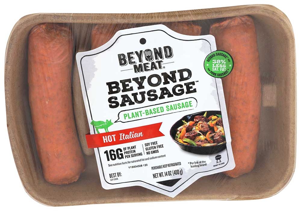 Beyond Meat Hot Italian Sausage, 14 Ounce -- 8 per case