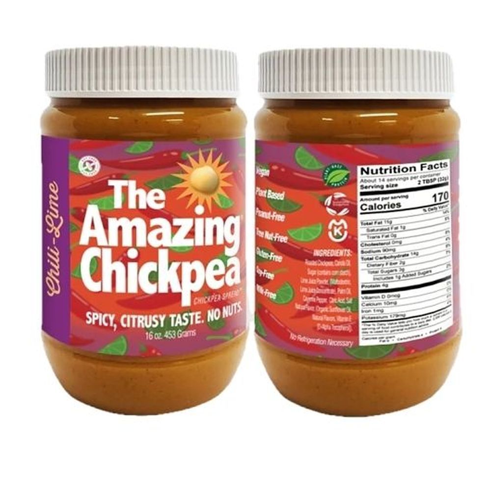 The Amazing Chickpea Chilli Lime Chickpea Spread, 16 Ounce -- 6 Per Case