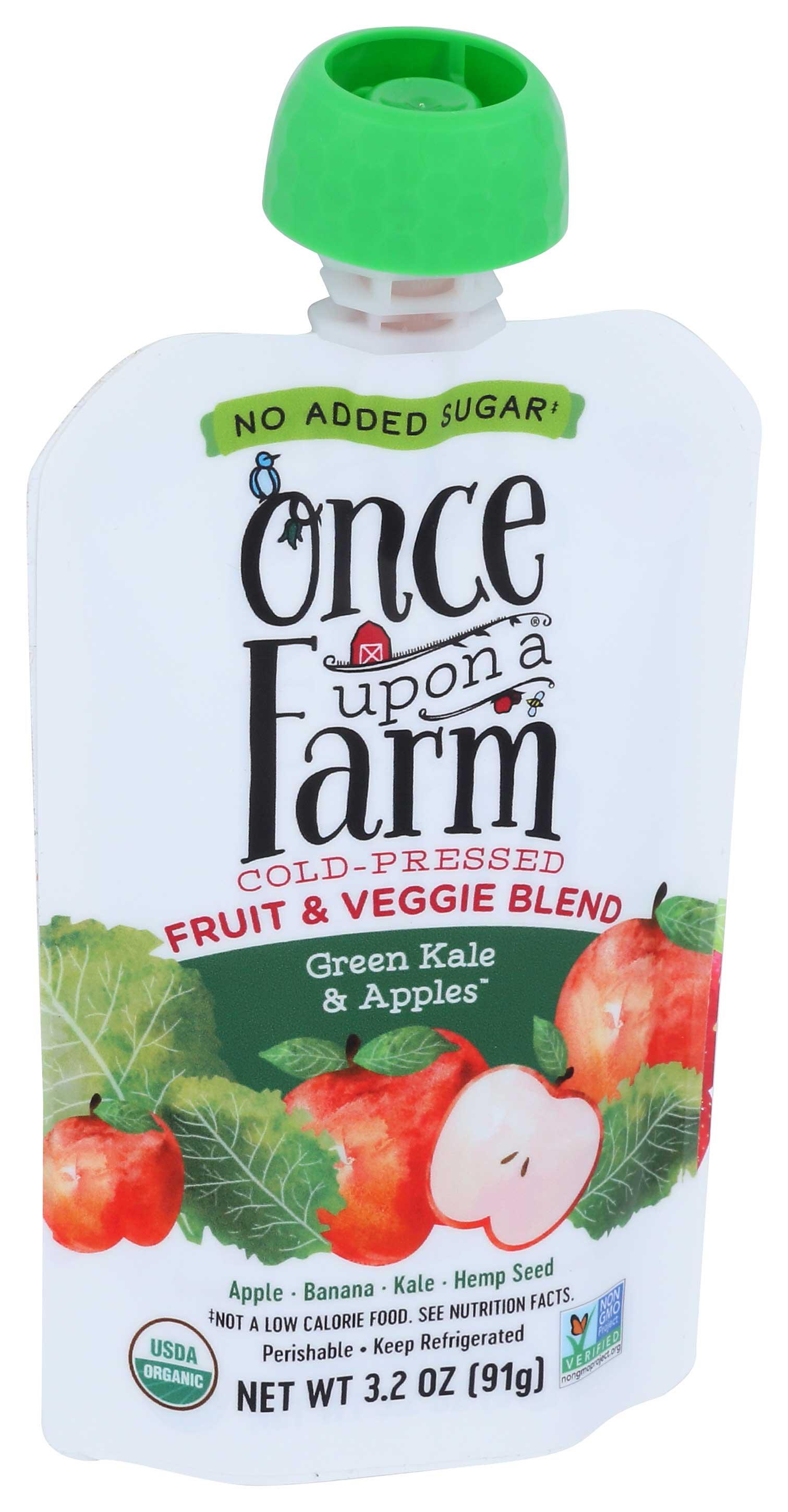 Once Upon A Farm Organic Green Kale and Apples Baby Food,