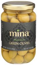 Mina Moroccan Green Olives, 12.5 Ounce -- 6 per case
