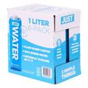 Just Water Natural Alkaline Spring Water, 33.8 Ounce -- 6 per case