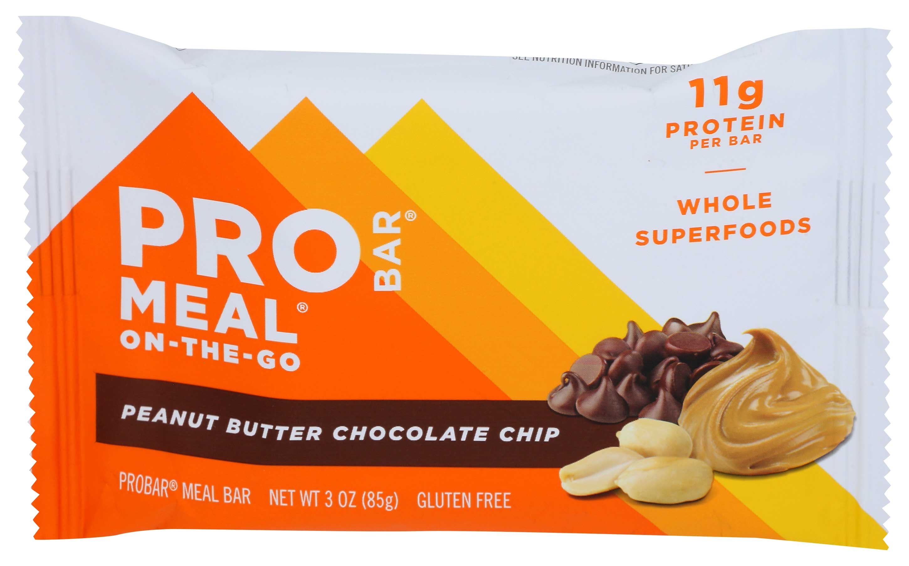 Probar Organic Peanut Butter Chocolate Chip Bar, 3 Ounce -- 12 per case.