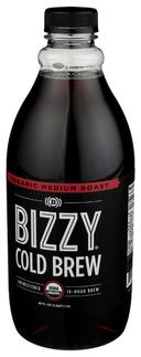 Bizzy Organic Medium Roast Cold Brew Coffee, 48 Fluid Ounce -- 6 per case