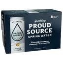 Proud Source 12 Fluid Ounce Sparkling Spring Water, 8 count -- 3 per case