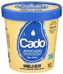 Cado Non Dairy Vanilla Bean Avocado Ice Cream, 1 Pint -- 8 per case