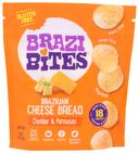 Brazi Bites Cheddar and Parmesan Brazilian Cheese Bread, 11.5 Ounce -- 8 per case