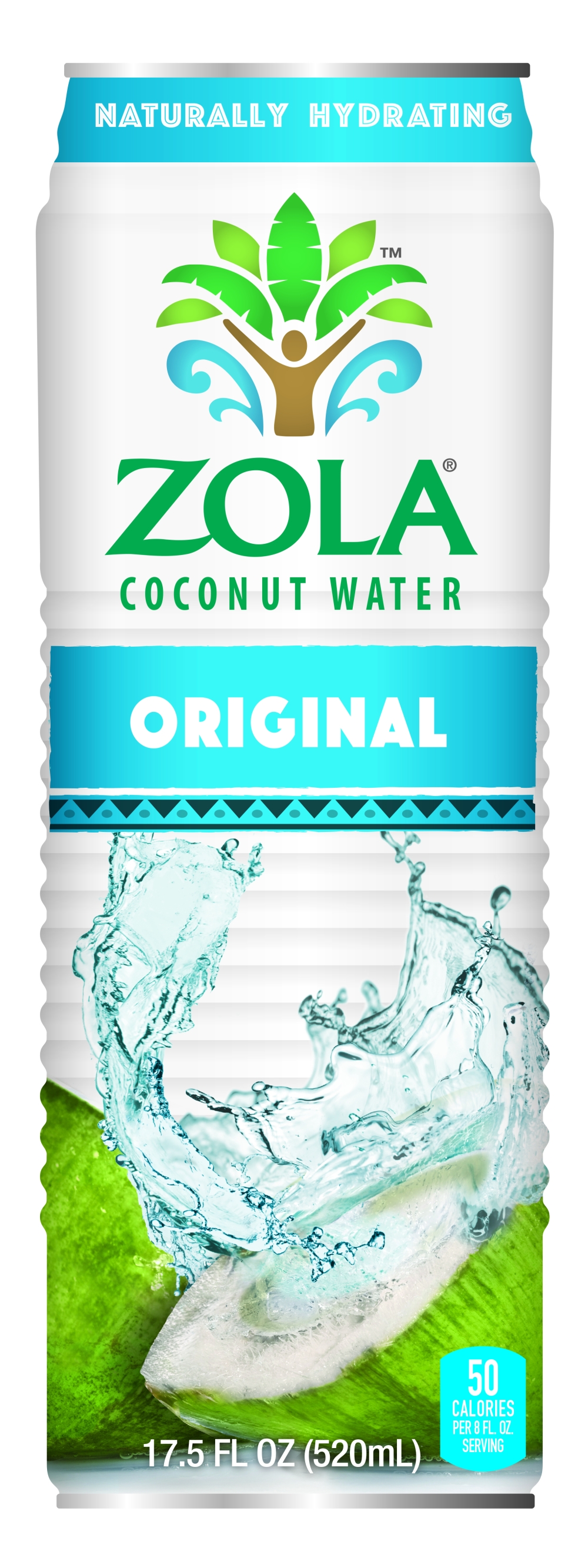 Zola Fruits of the World Original Coconut Water, 17.5 Fluid Ounce -- 12 per case.