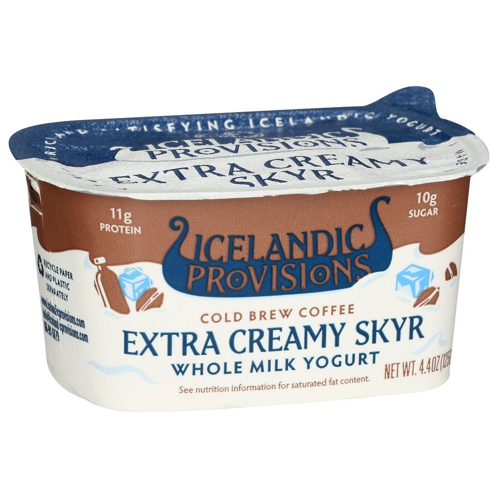Icelandic Provisions Cold Brew Coffee Krimi Skyr, 4.4 Ounce -- 12 Per Case