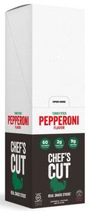 Chefs Cut 3 Flavors Meat Snack Sticks - Shipper -- 128 per case