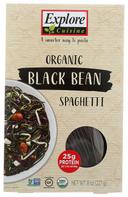 Explore Cuisine Organic Black Bean Spaghetti Pasta, 8 Ounce -- 6 per case.