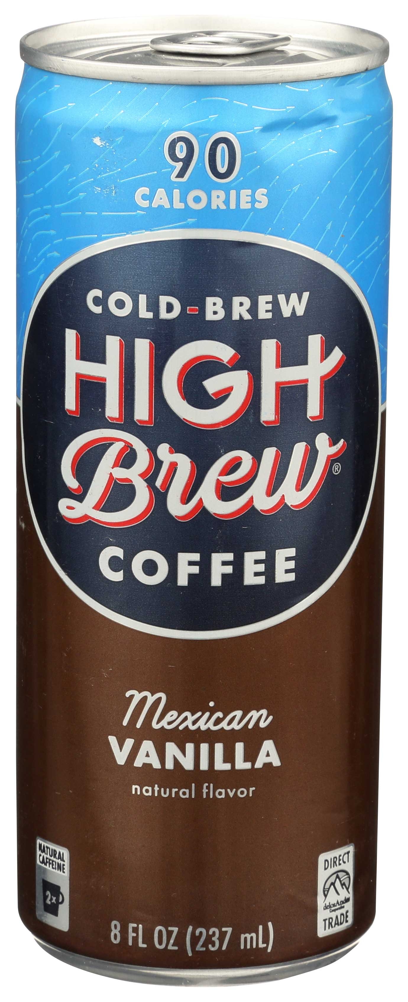 High Brew Coffee Mexican Vanilla Coffee, 8 Fluid Ounce -- 12 per case.